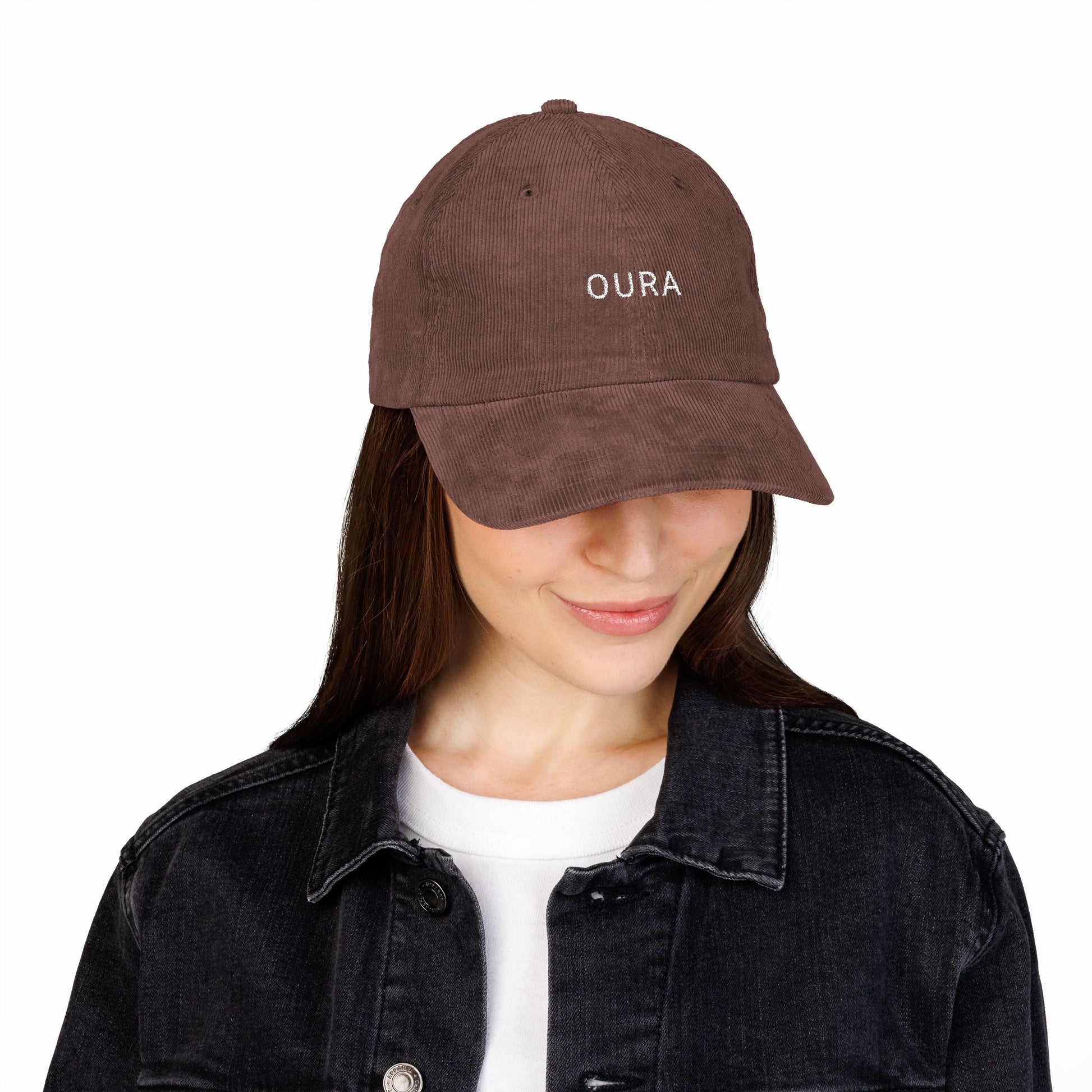 OURA - Vintage Corduroy Cap - Dark Brown