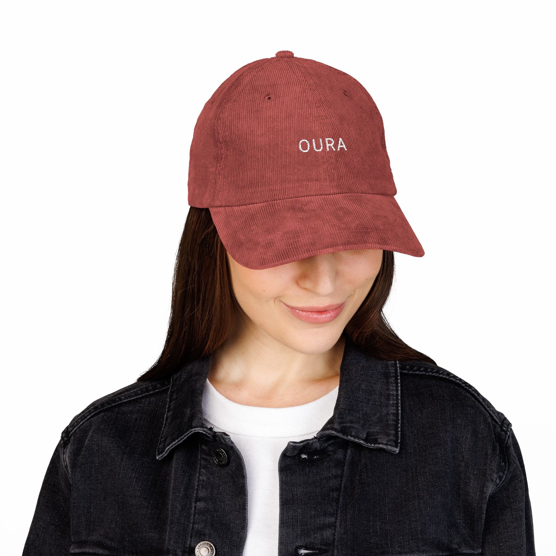 OURA - Vintage Corduroy Cap - Burgundy