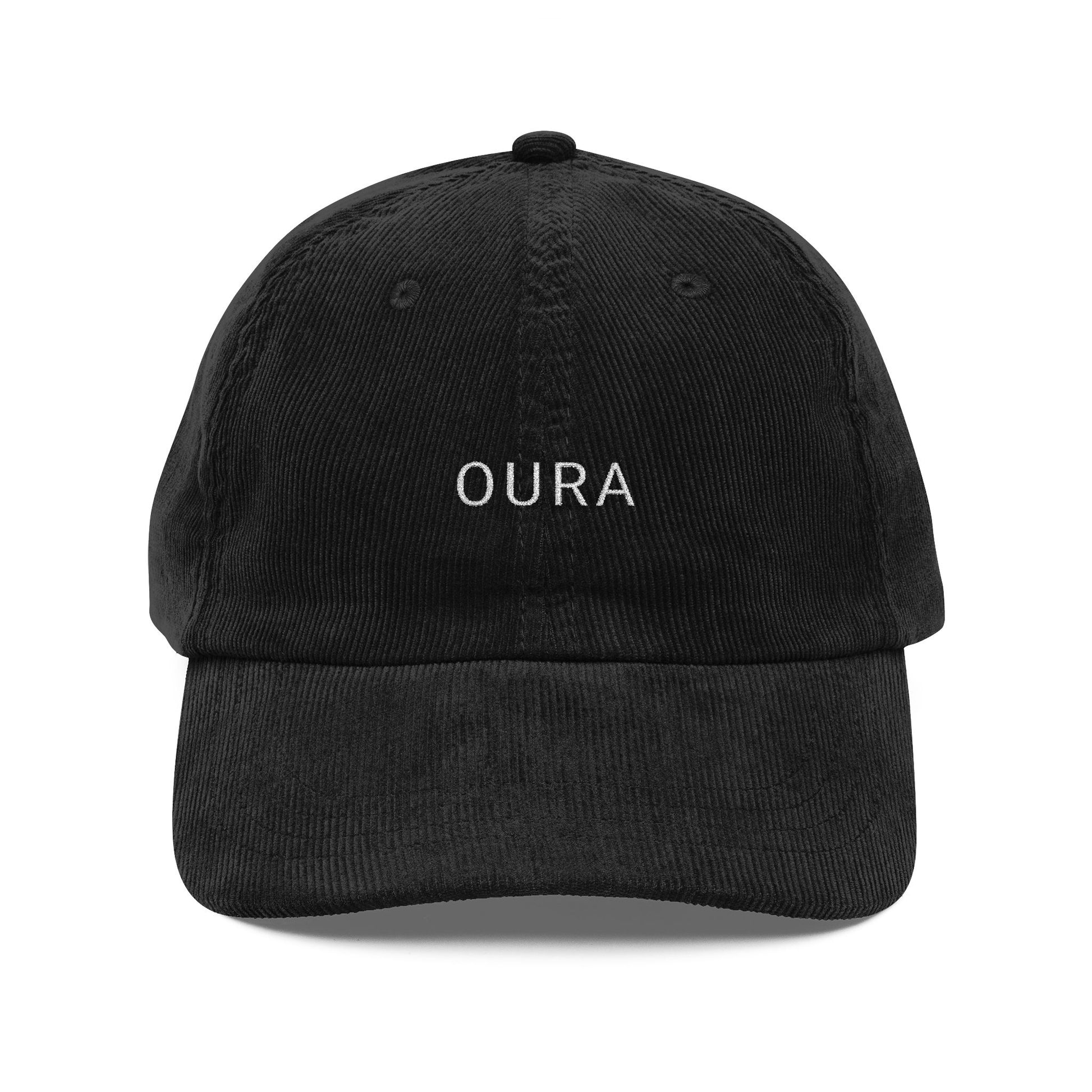 OURA - Vintage Corduroy Cap - Black